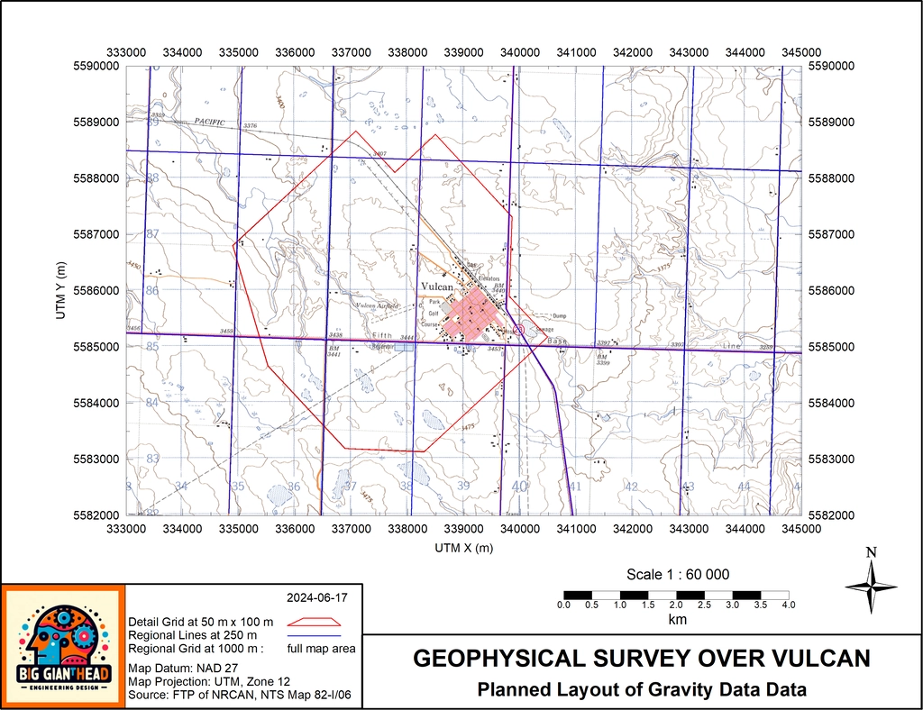 Base Map with Planned Layout